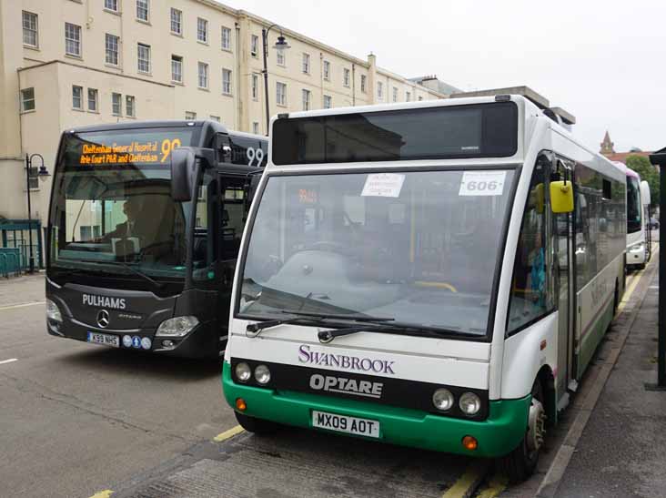 Swanbrook Optare Solo MX09AOT & Pulhams Citaro K99NHS